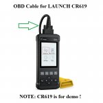 OBD2 Cable Diagnostic Cable for LAUNCH CR619 Creader 619 Scanner